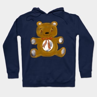 Distressed Teddy Hoodie